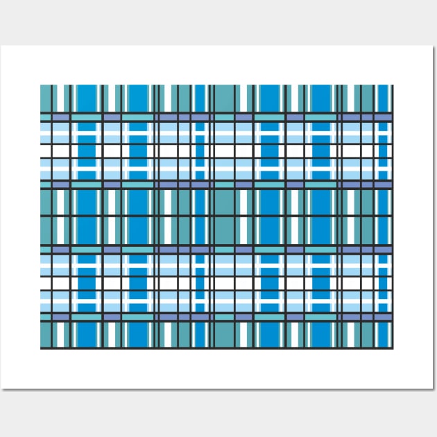 Plaid Pattern Wall Art by ilhnklv